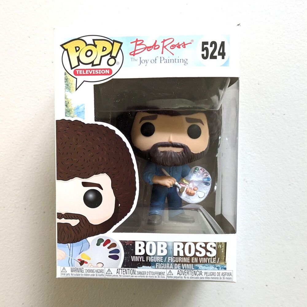 Funko Pop! Television Bob Ross the Joy of Painting #524 Vinyl Figure Collectible